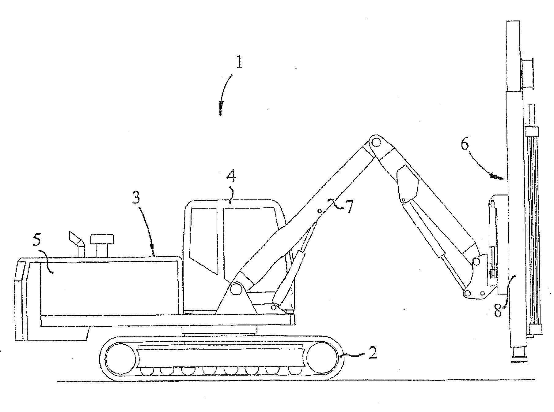 Drill rig and method for controlling a fan therein