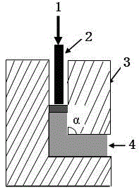 Method for preparing dispersion strengthened copper-based composites through equal channel angular pressing (ECAP)