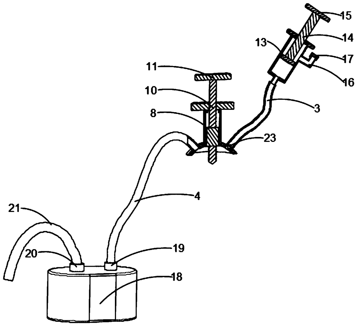 Nail taking device with function of conveniently taking broken nail for orthopedics department