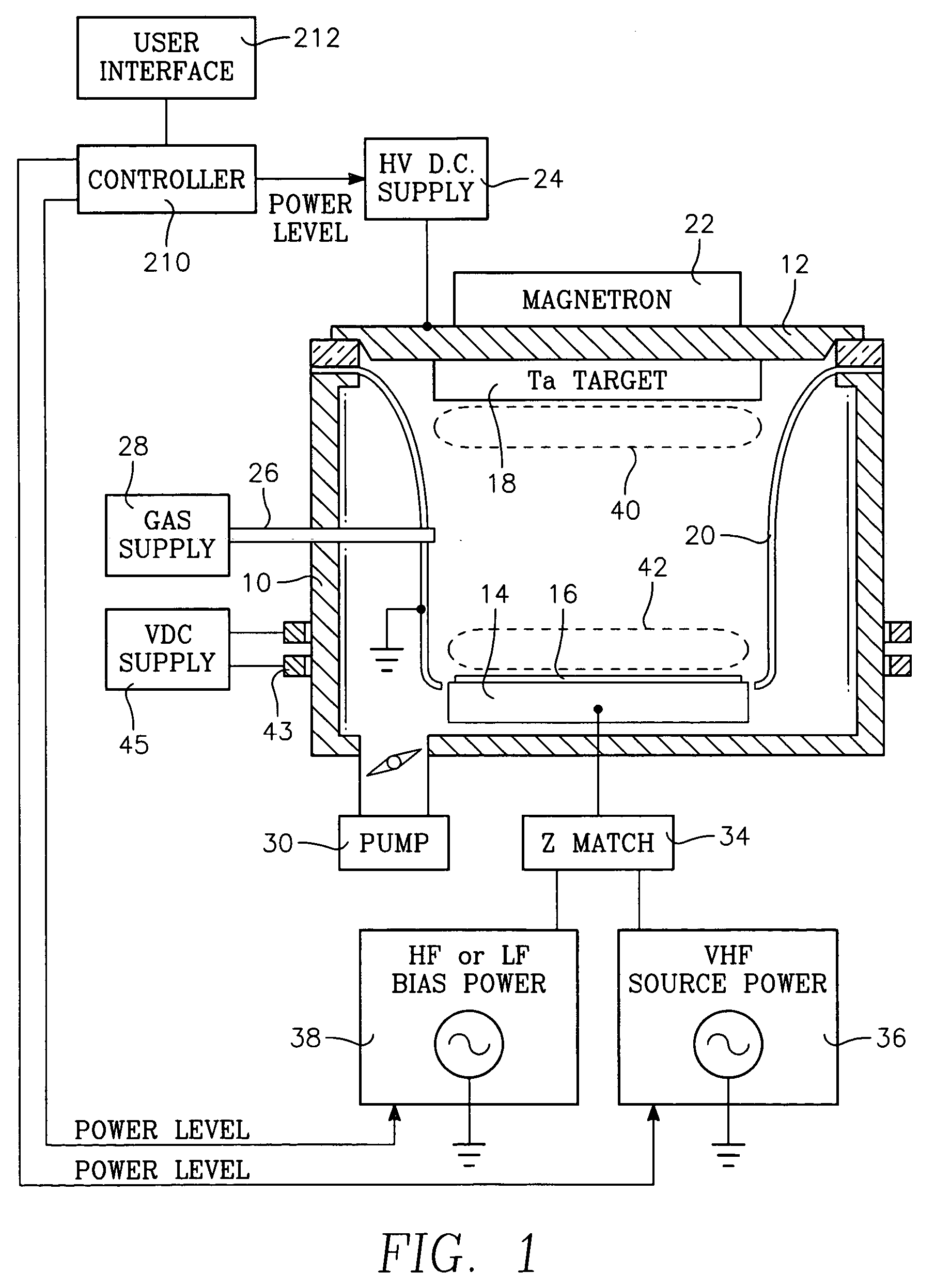 Apparatus for plasma-enhanced physical vapor deposition of copper with RF source power applied through the workpiece with a lighter-than-copper carrier gas