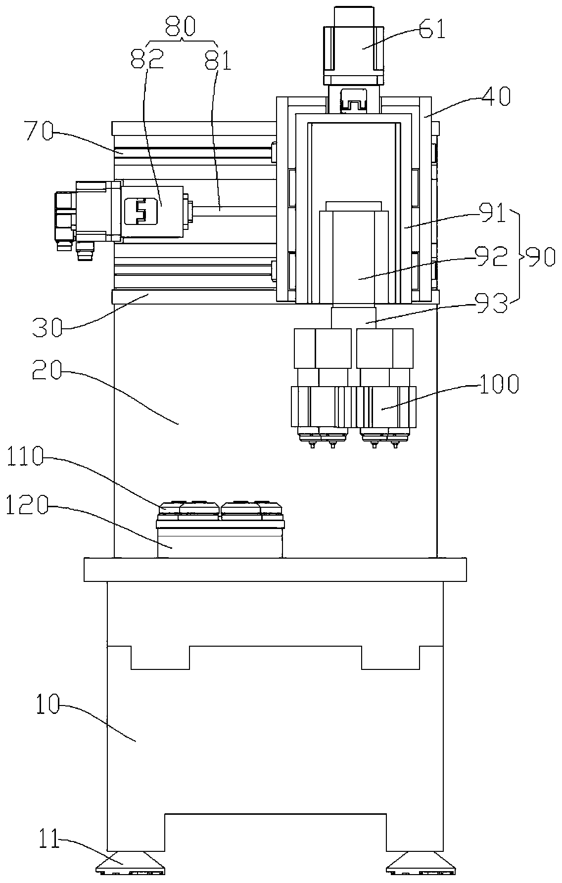 Multi-spindle glass machining center