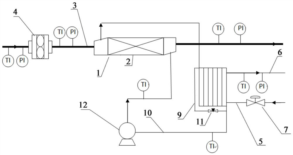 Polyester melt conveying heat energy saving system