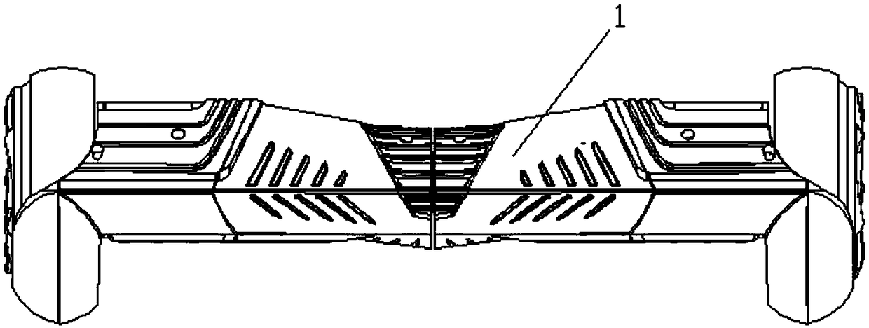 A pedal assembly of a balancing car and a balancing car