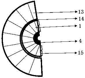 Fruit-stripping monitoring device for fruit fly larvae and using method thereof