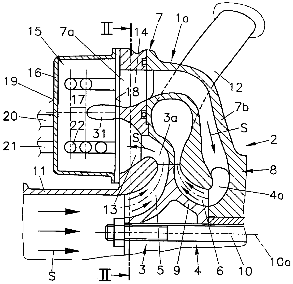 Multi-stage exhaust gas turbocharger