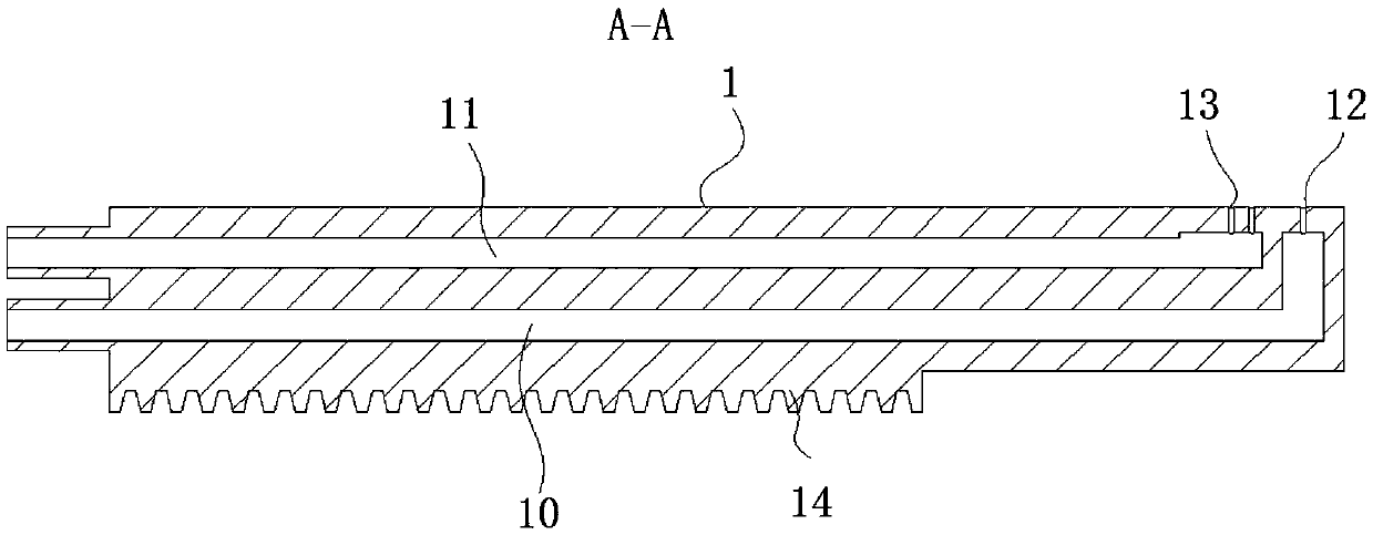 Ceramic nozzle of intelligent closestool and processing technology of ceramic nozzle