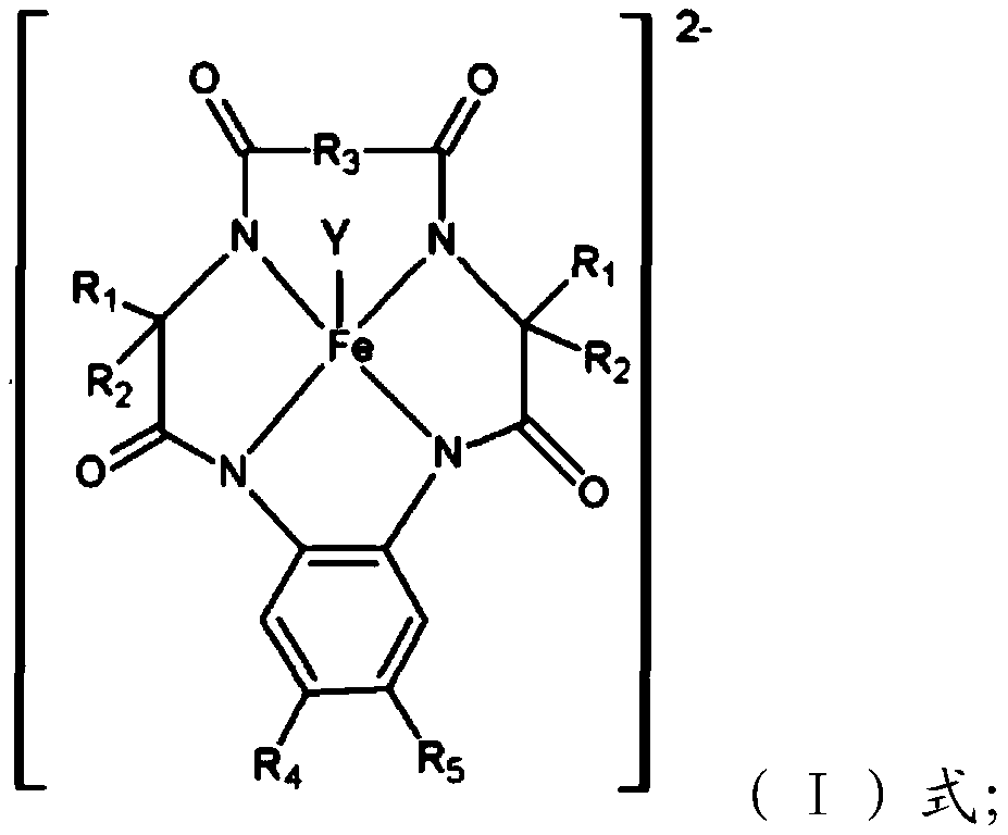 Biomimetic enzyme absorbent for removing elemental mercury in flue gas and its preparation method and application