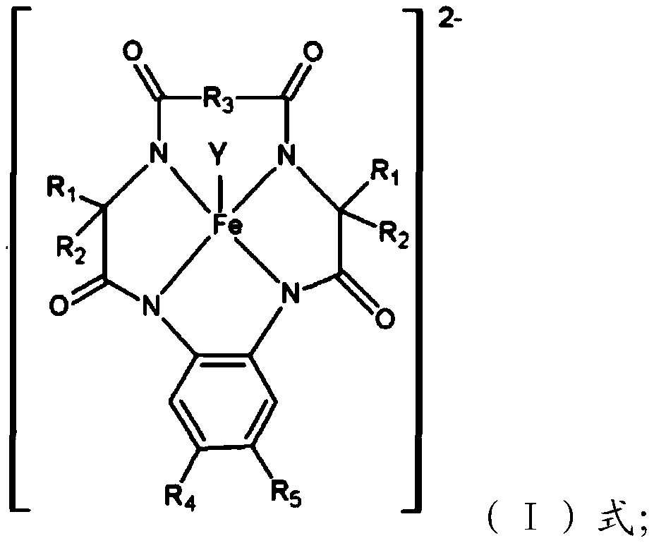 Biomimetic enzyme absorbent for removing elemental mercury in flue gas and its preparation method and application