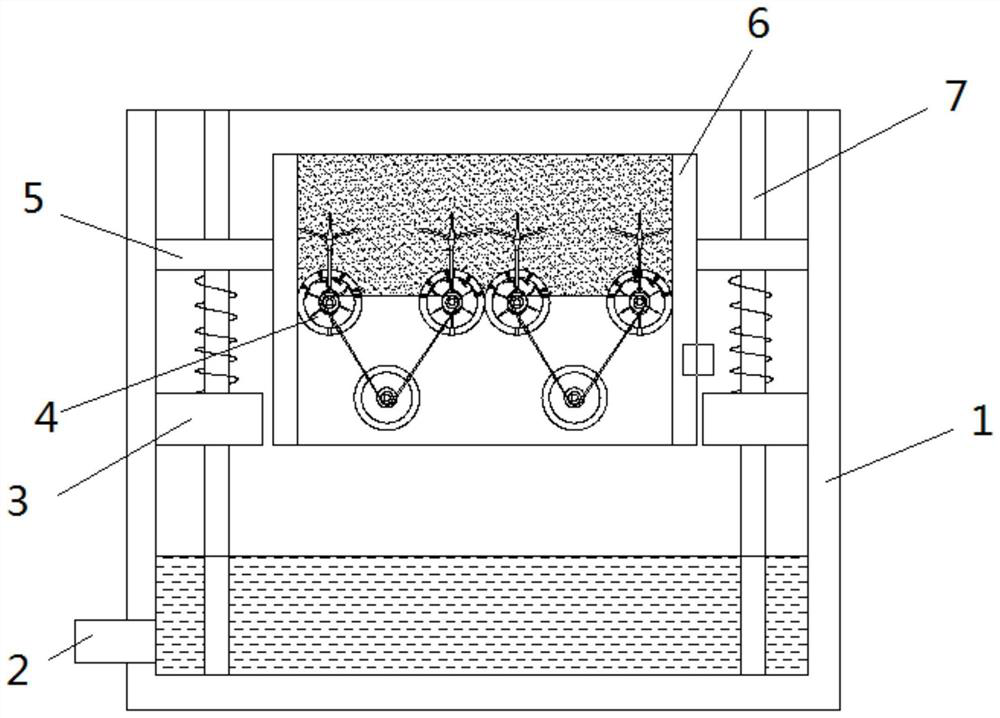 Plant root rotting prevention cultivation device