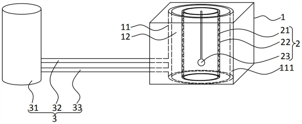 Thermal radiation testing device and method