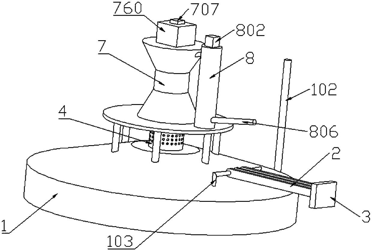 Compound water purifying agent smashing and throwing device suitable for water area governance on lake surface