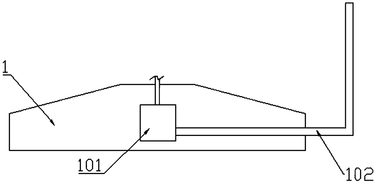 Compound water purifying agent smashing and throwing device suitable for water area governance on lake surface