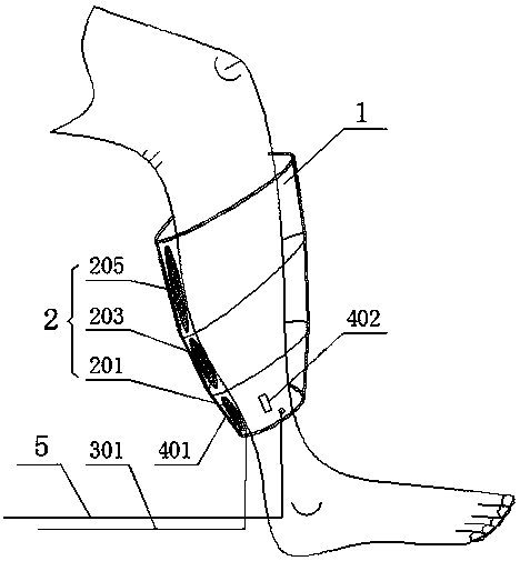 Leg venous thrombosis prevention and treatment device and control method thereof
