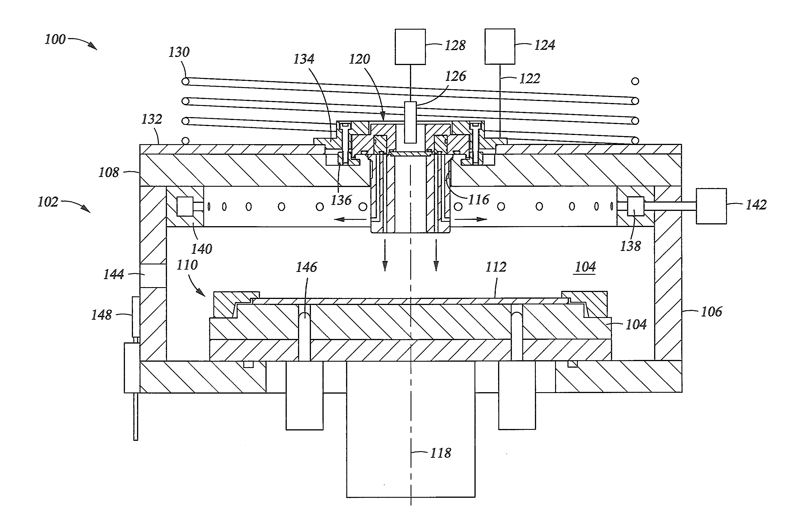 Proportional and uniform controlled gas flow delivery for dry plasma etch apparatus