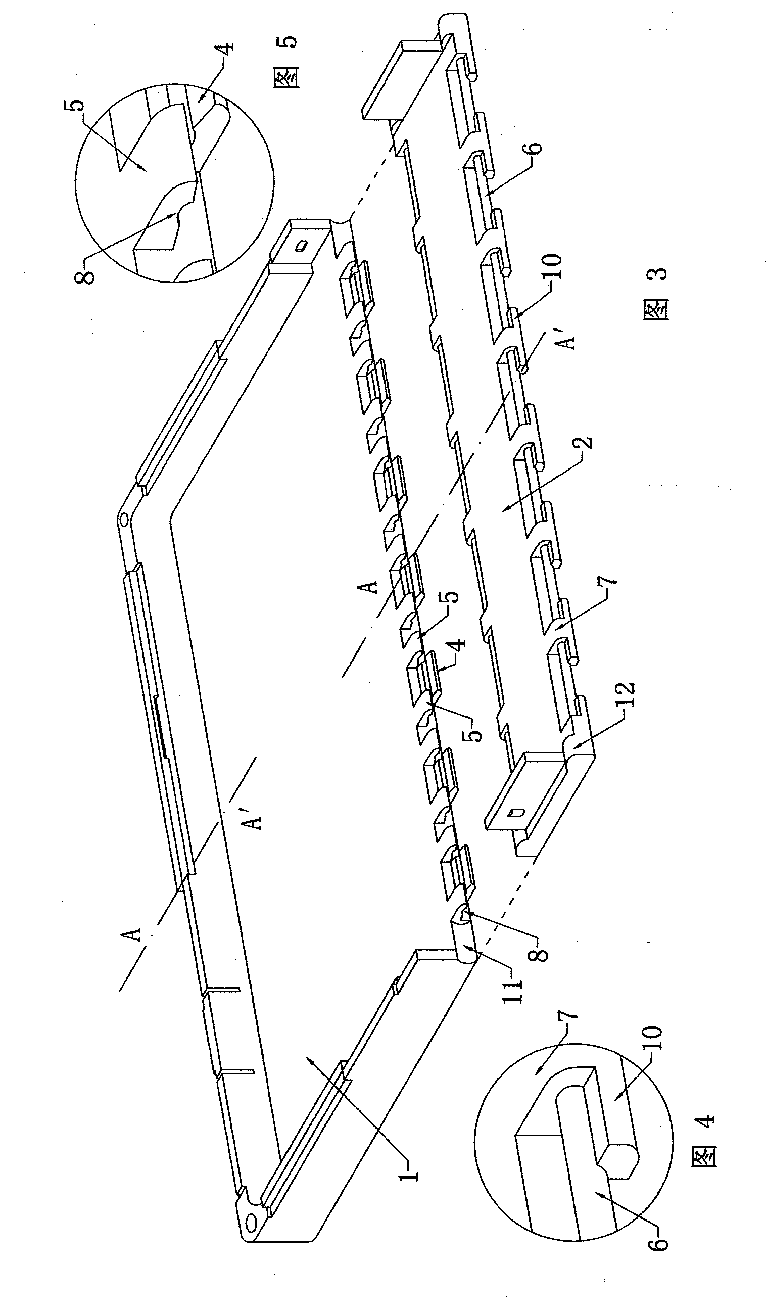 Appliances with clamping-interlinking-replicating structure