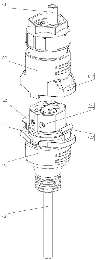 Novel power line adapter connector