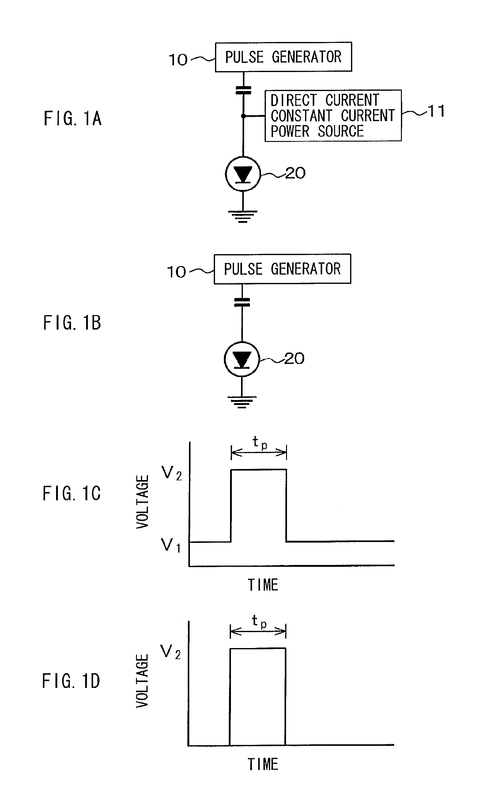 Laser diode device, method of driving the same, and laser diode apparatus