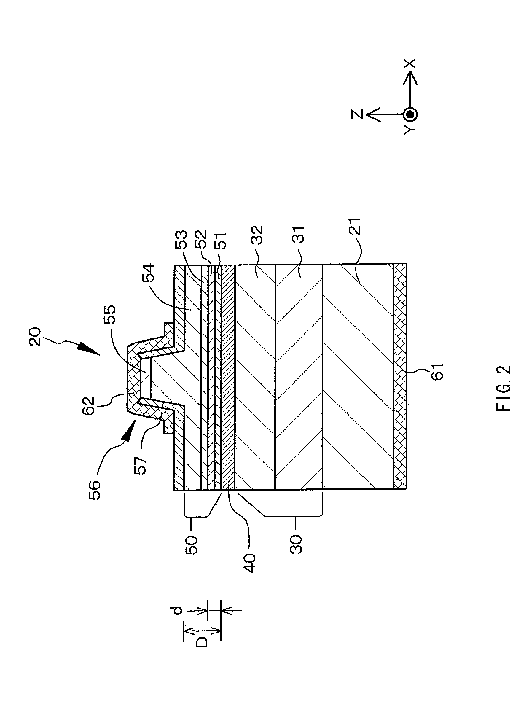 Laser diode device, method of driving the same, and laser diode apparatus