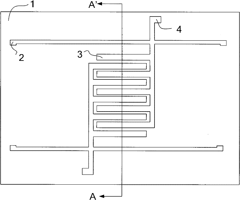 Micro inertial sensor with embedded transversely movable electrodes and manufacturing method thereof