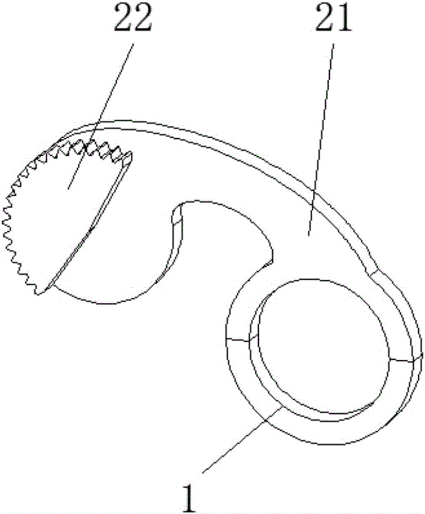 Locating device of handle rubber coating mold