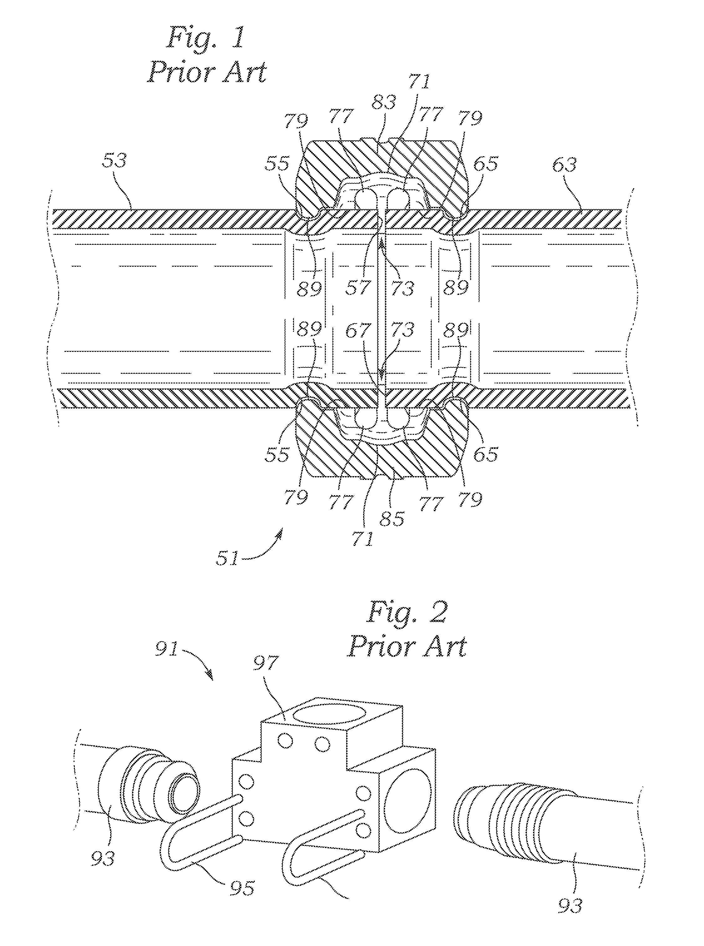 Lightweight quick connector system