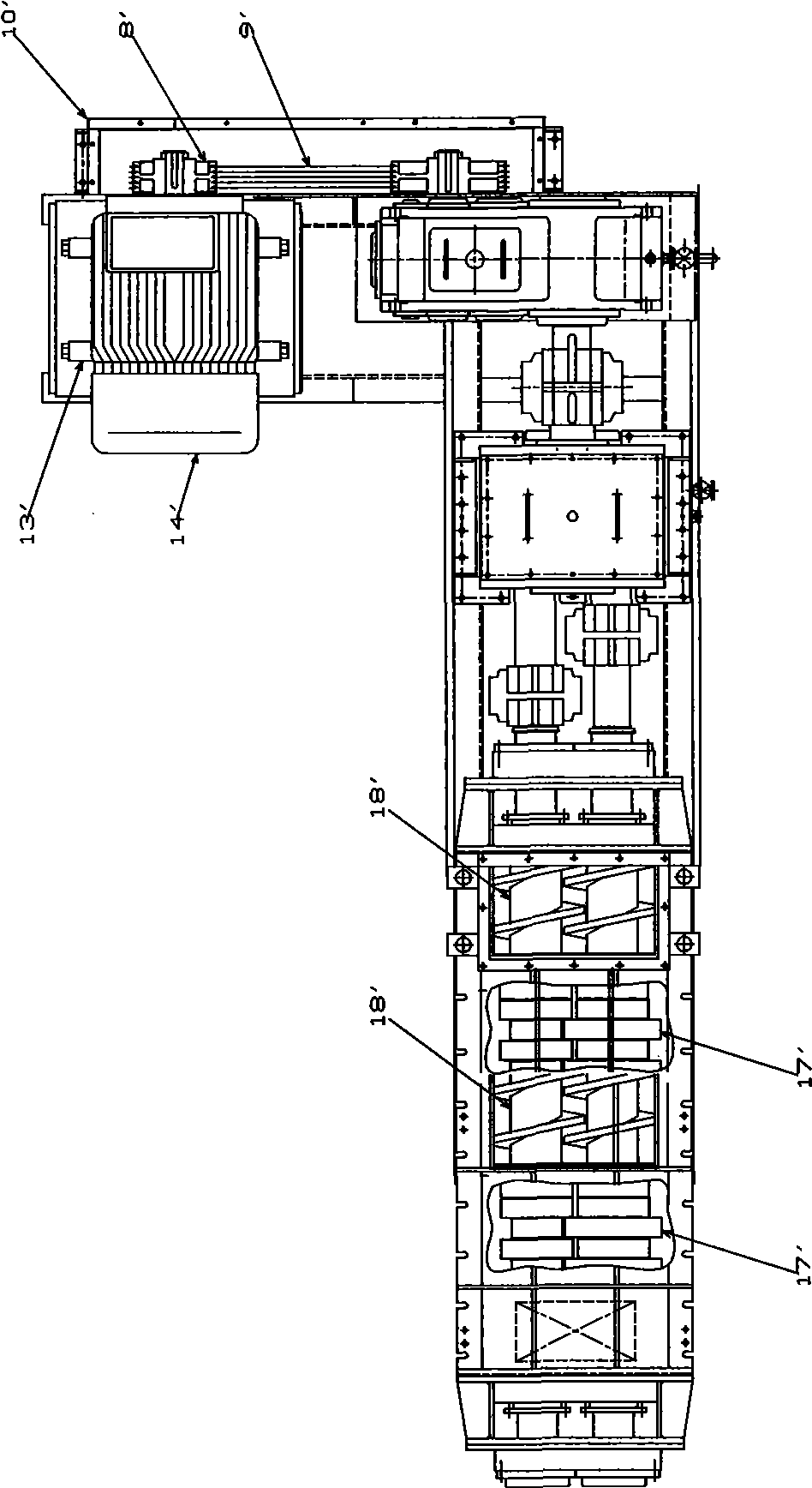 Stabilization method and kneader system for flyash cement