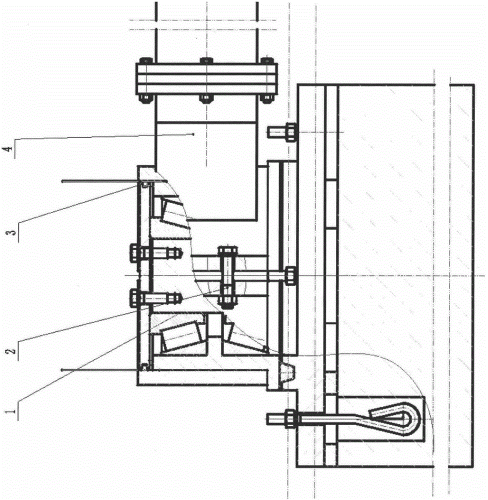 A large disc tooth surface cutting and processing equipment