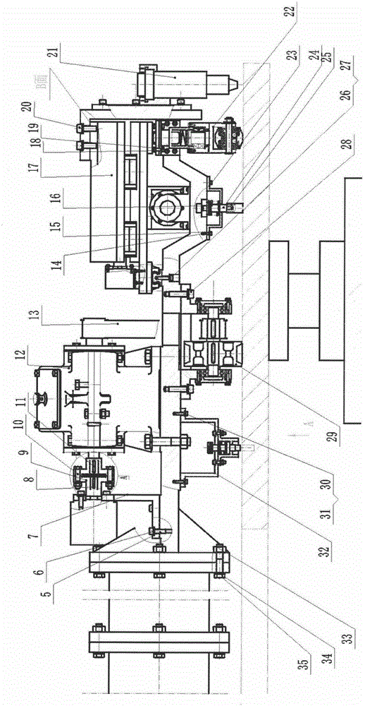 A large disc tooth surface cutting and processing equipment