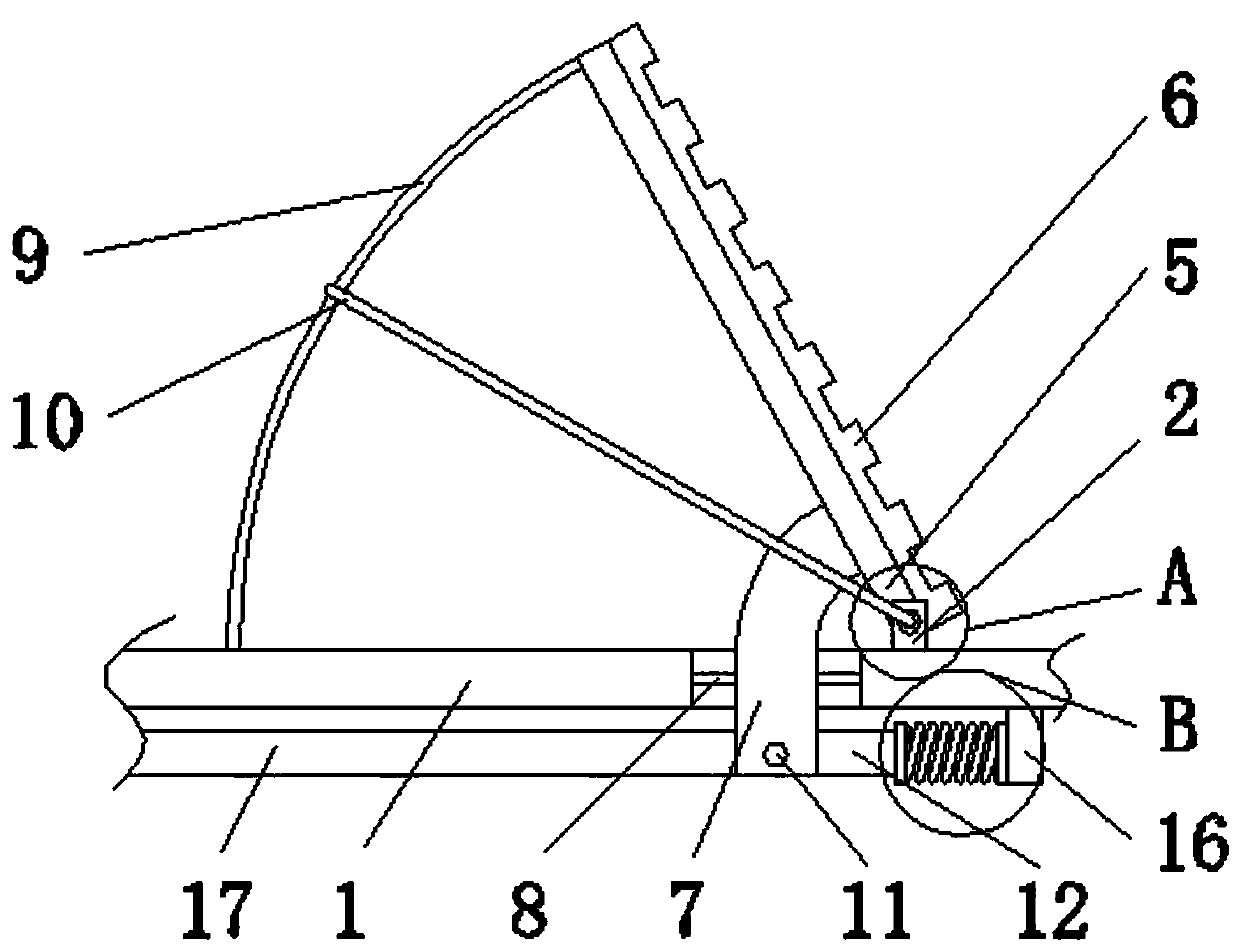 Anti-blocking braking pedal for forklift