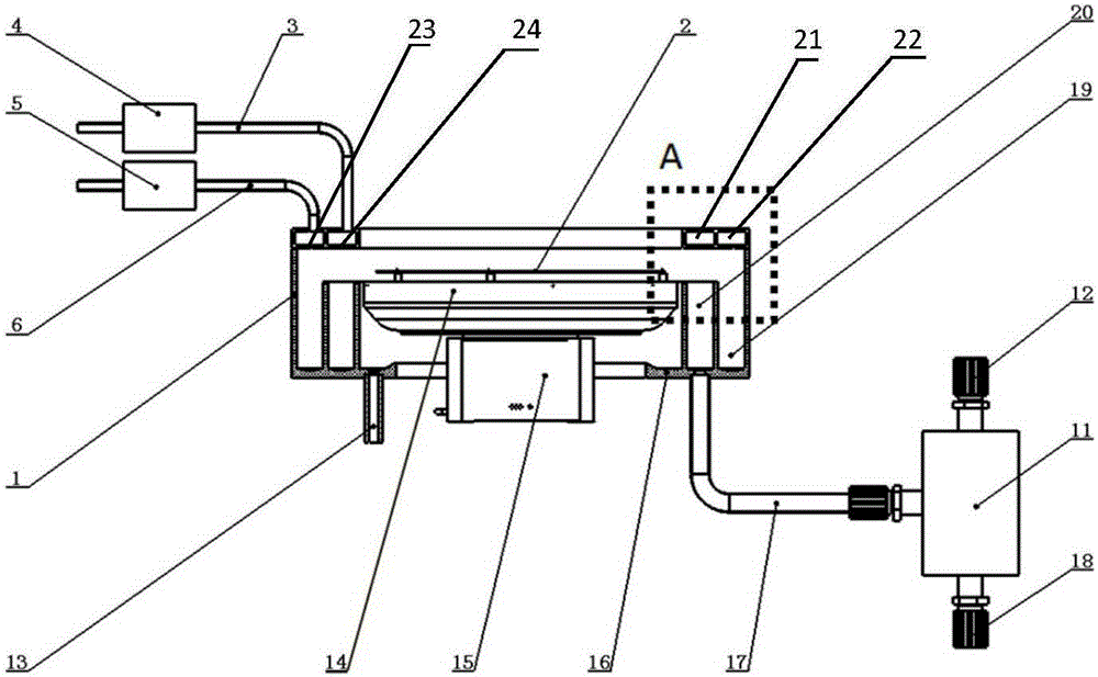 Cleaning liquid collecting device