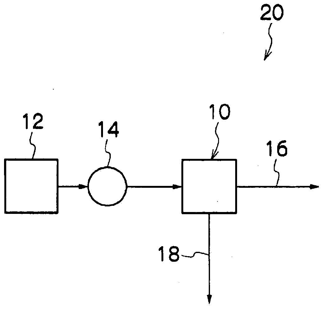 Reverse osmosis treatment device