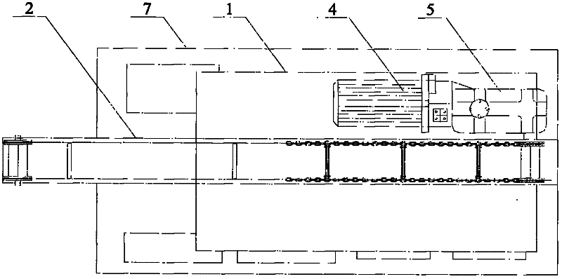 Movable continuous stirring and spraying system for mine