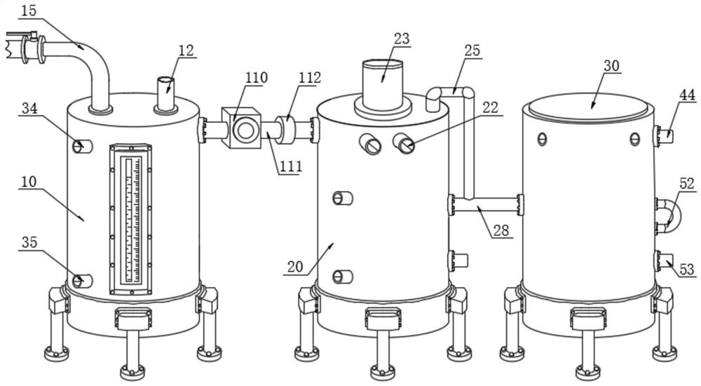 Chlorination reaction device for cyanate ester synthesis