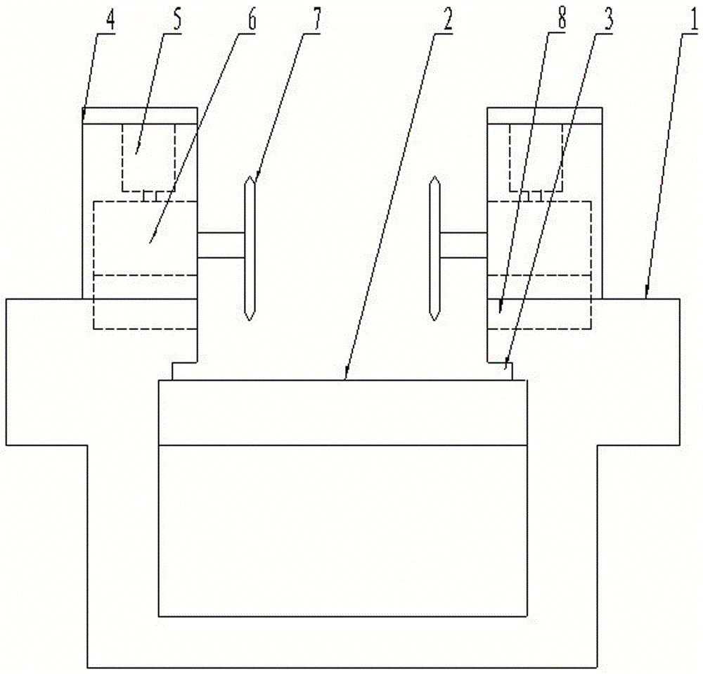 Umbrella cloth fixed-width cutting device