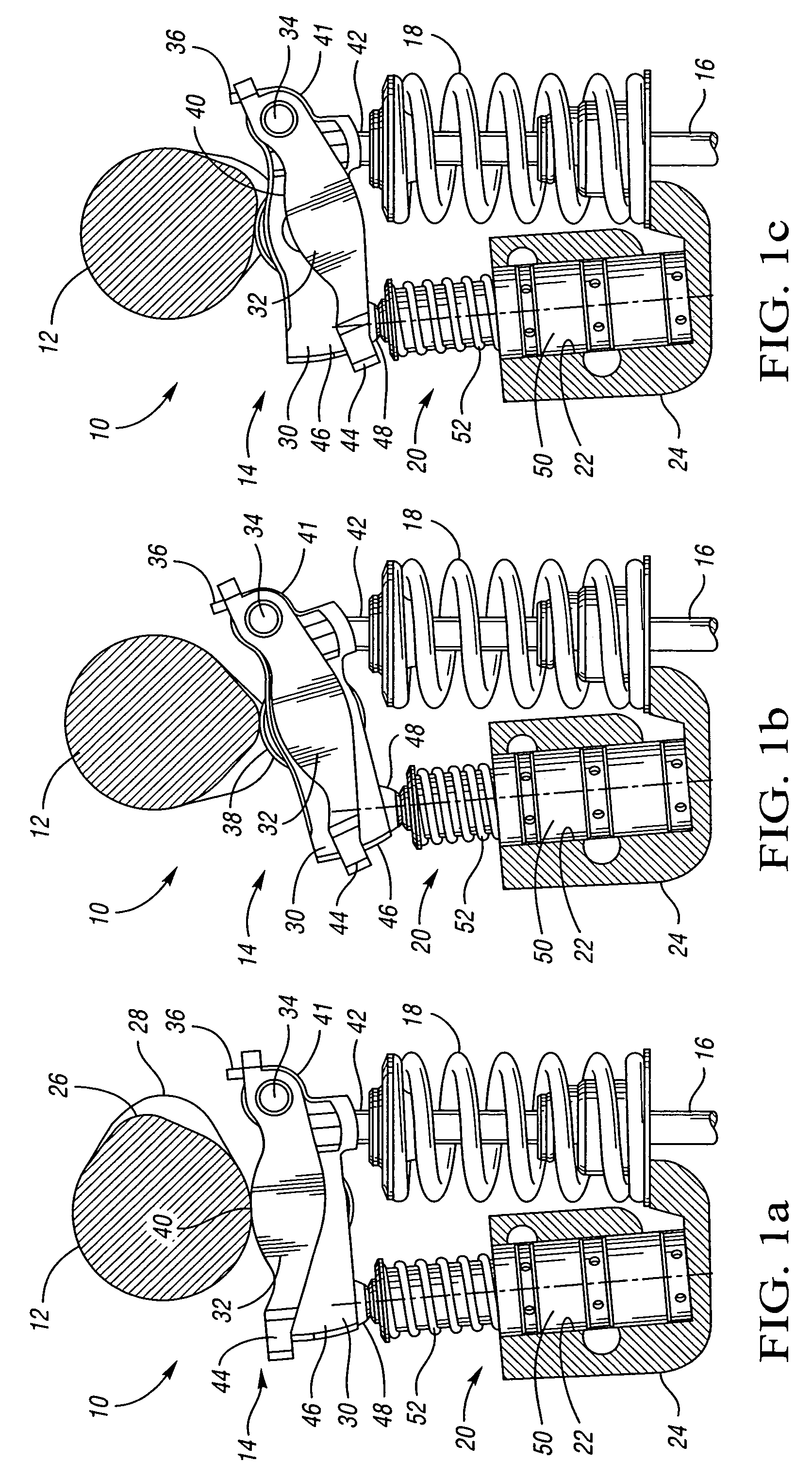 Valvetrain with two-step switchable rocker and deactivating stationary lash adjuster