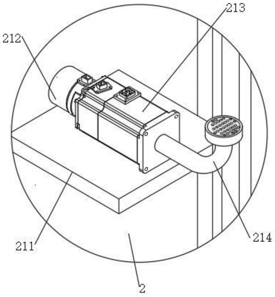 An adsorption tower of a low dew point compressed air purification device