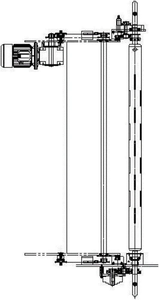 Automatic double-rail film raising device