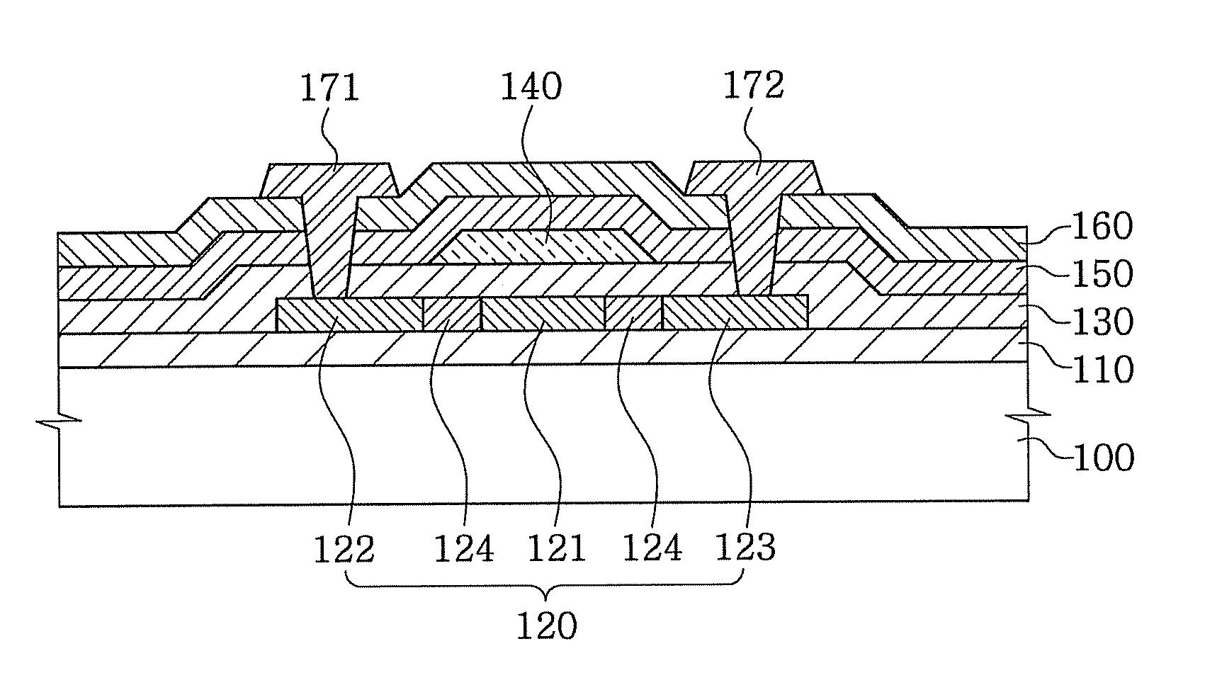 Thin film transistor, method of fabricating the same and organic light emitting diode display device including the same