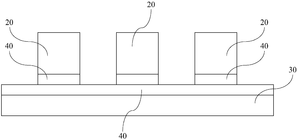 Method and substrate for selective transfer of semiconductor devices