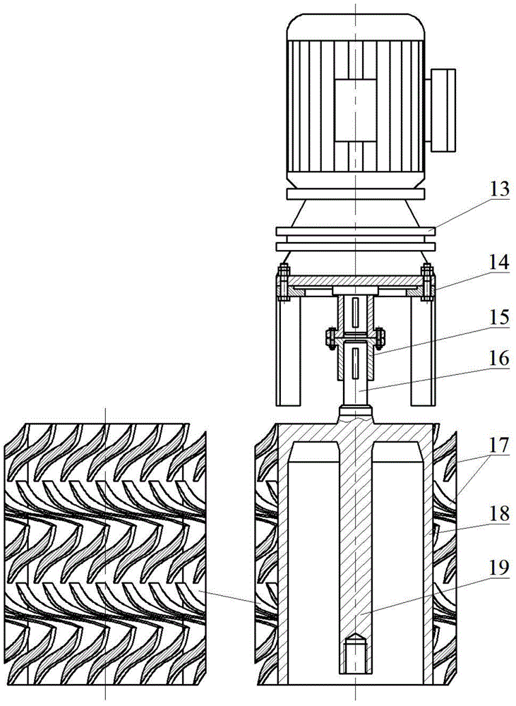 Axial-flow coaxial membrane tube microbubble uniform mixing device