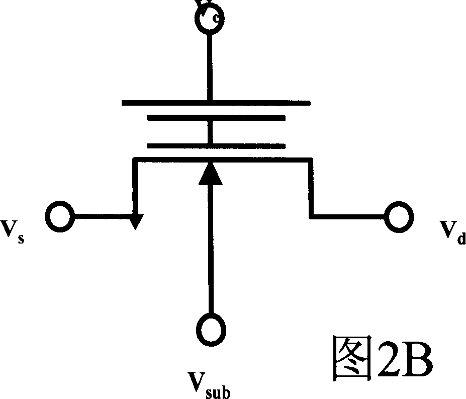 Single gate pole non-volatile internal storage and its operation method