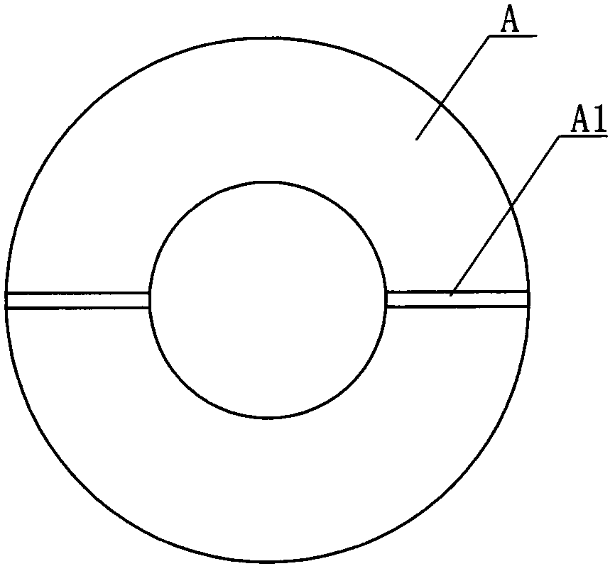 Fixture for grinding outer spherical surface of spherical surface gasket