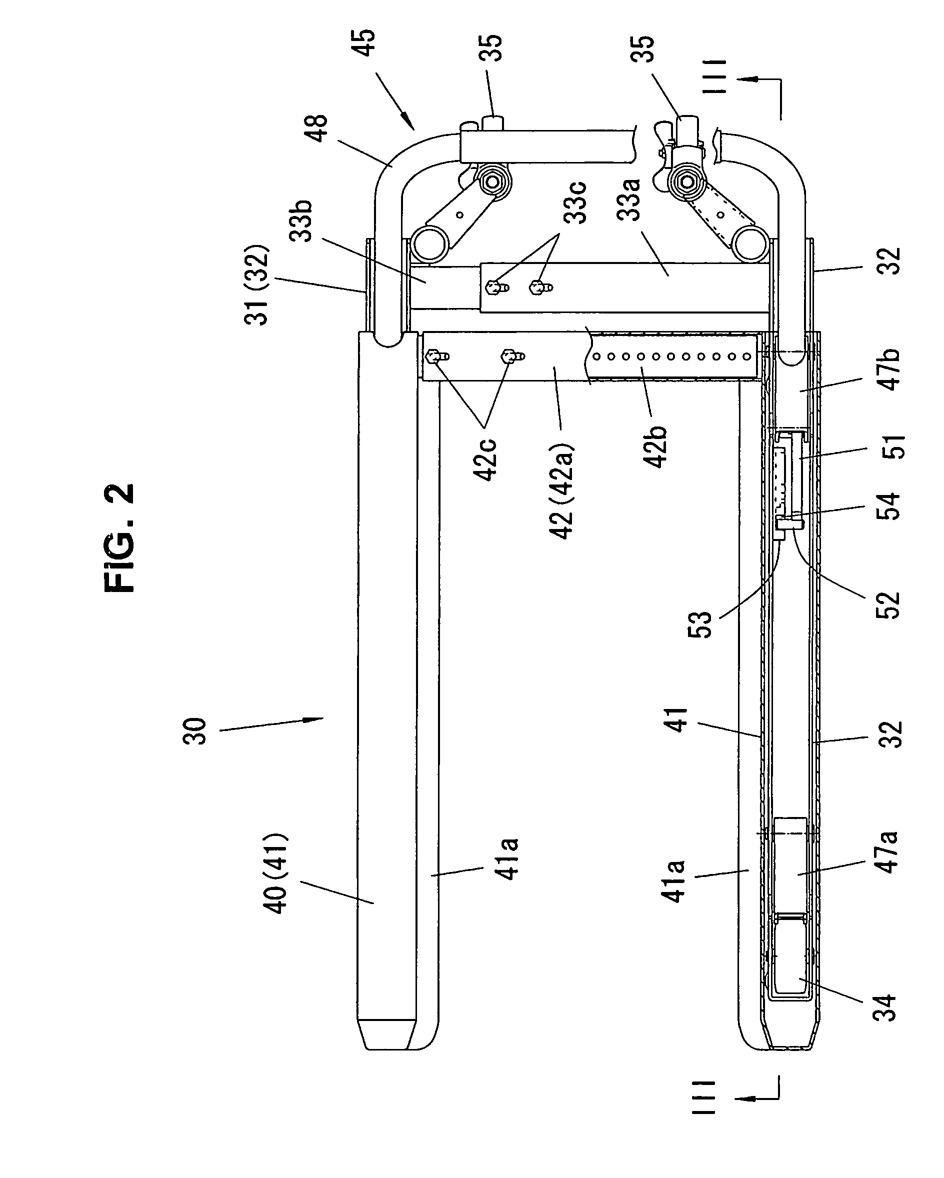 Locking apparatus of truck with hoist