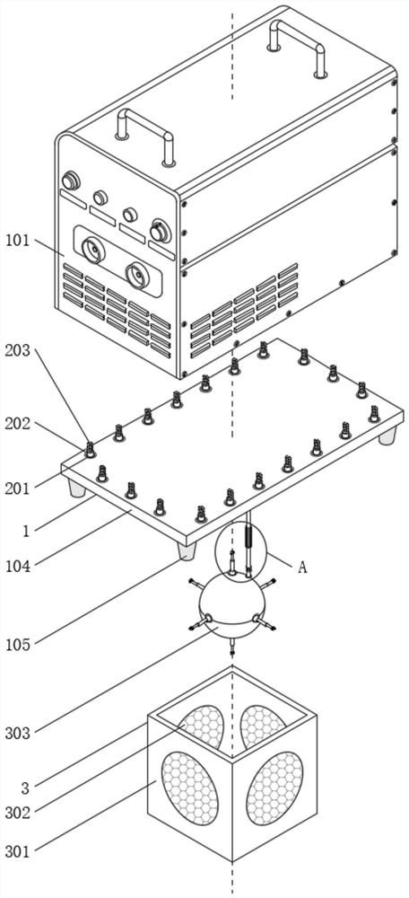 High-frequency triggered direct-current welding power source