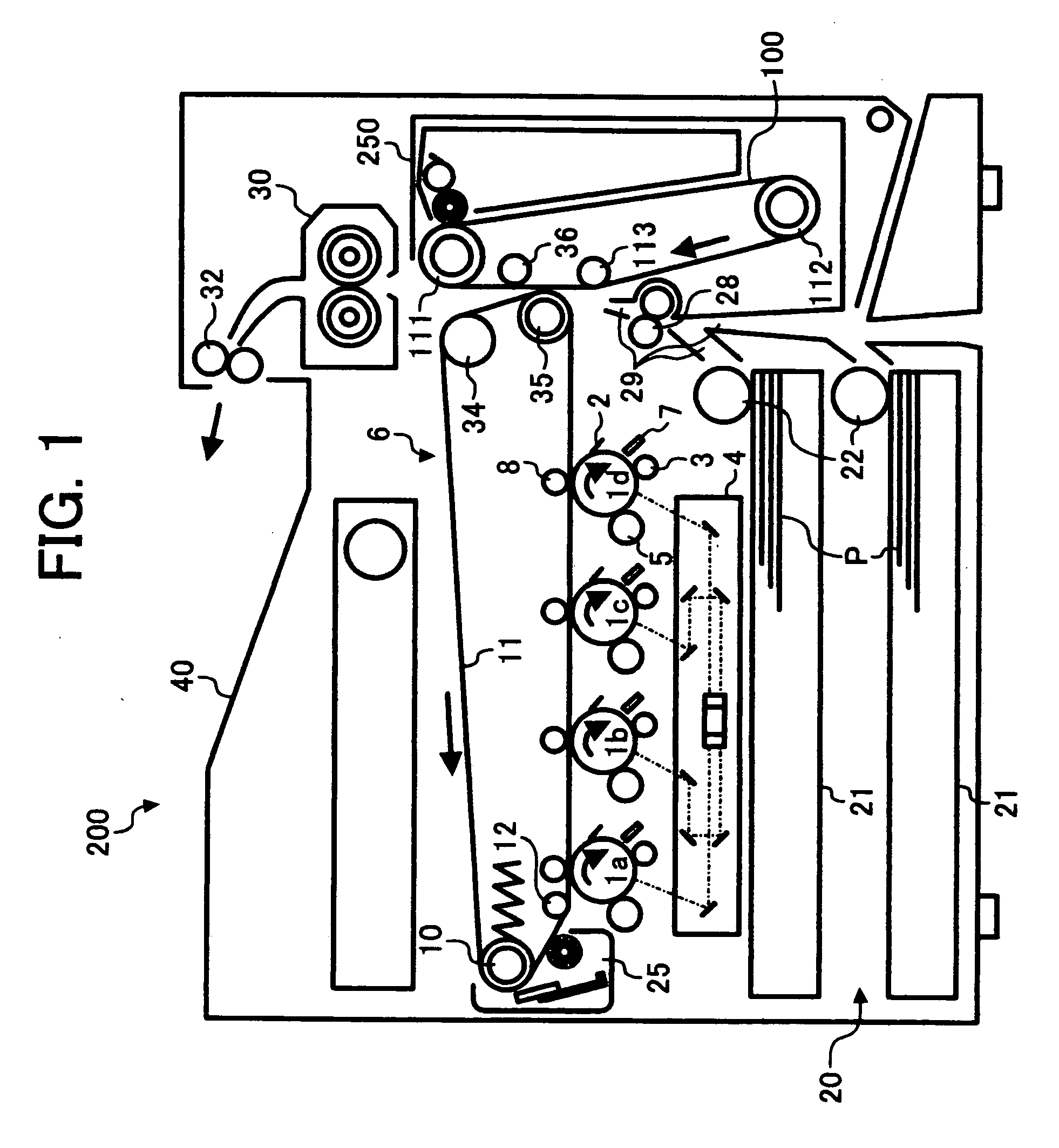 Image forming method and apparatus capable of effectively positioning a cleaning unit