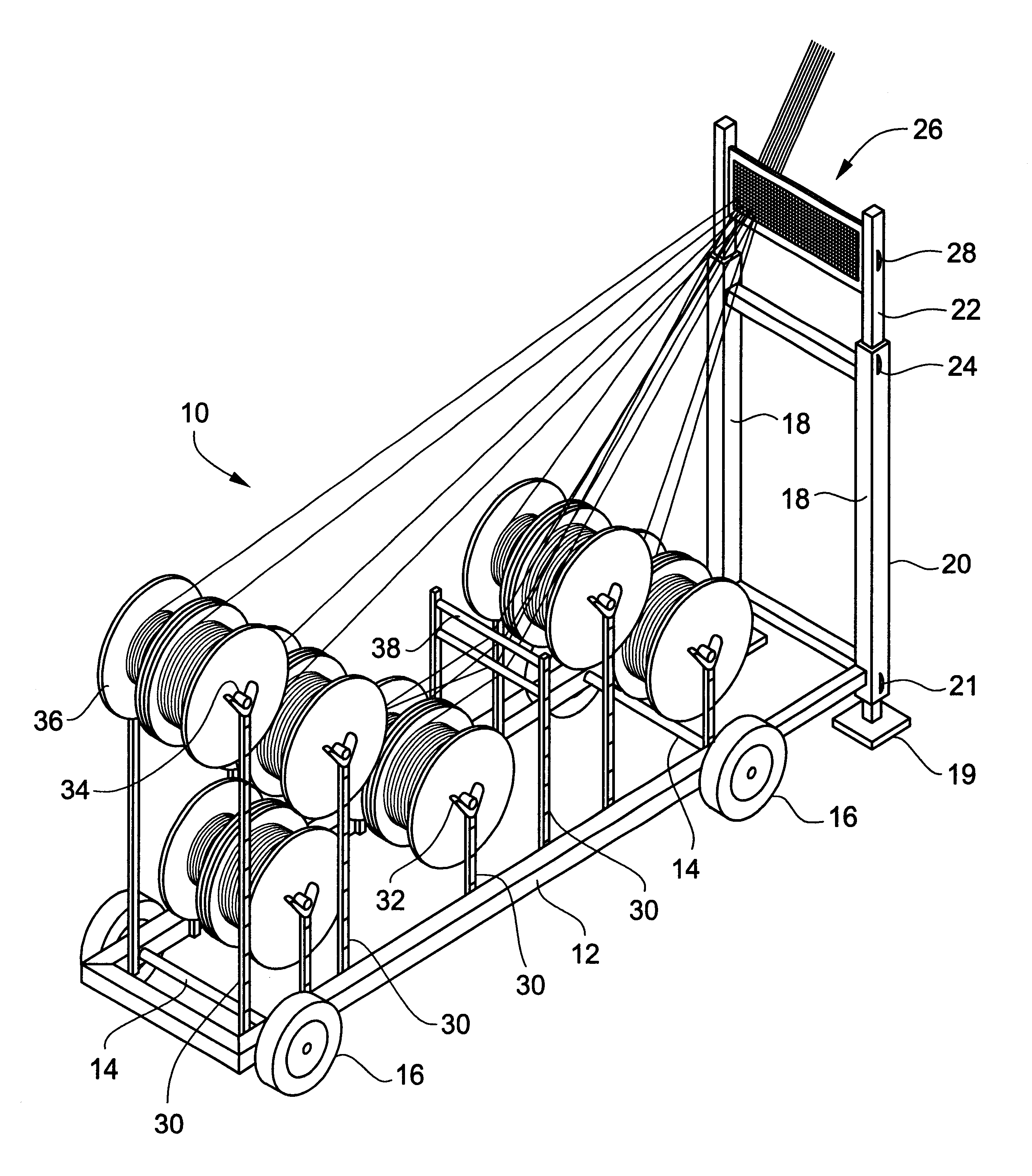 Cable installing method and apparatus