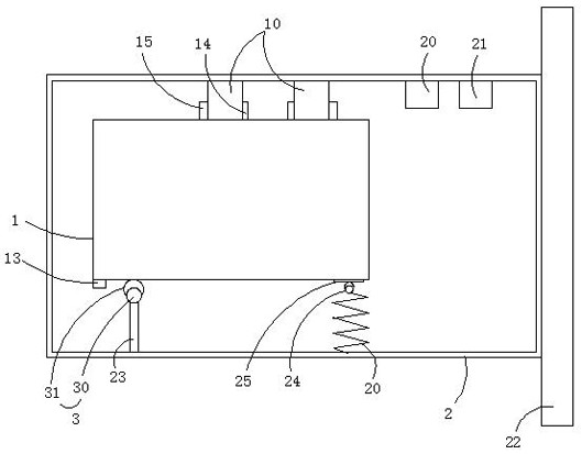 Lightweight explosion-proof security and protection monitoring camera and adjusting method