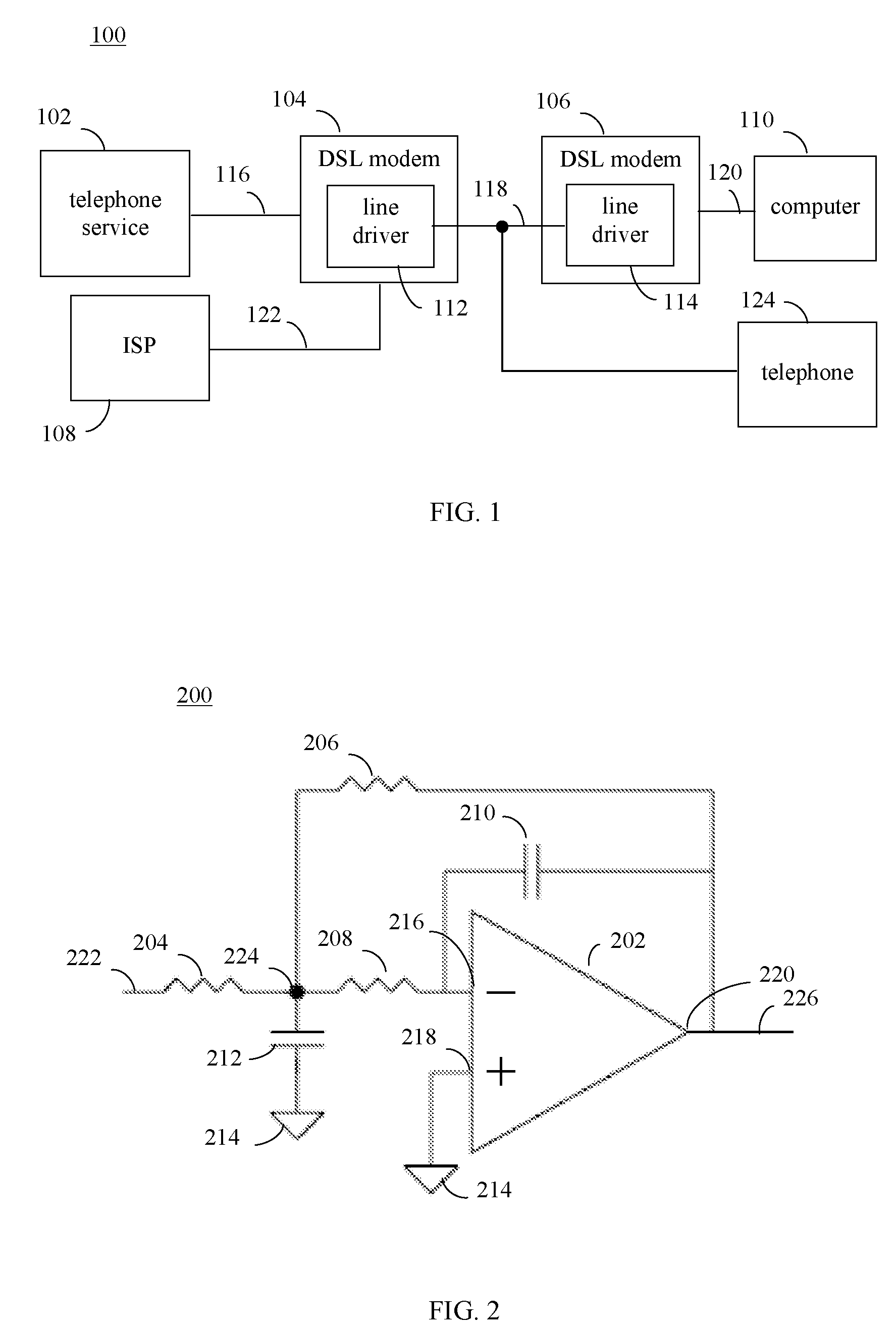 Multimode DSL line driver