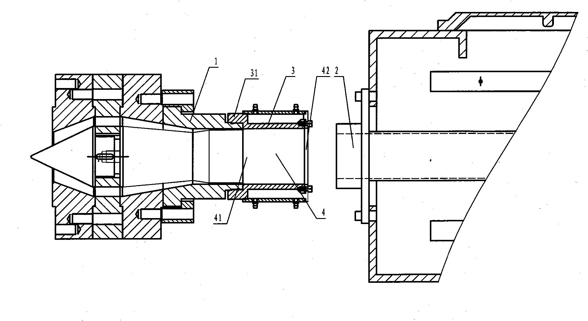 Precooling apparatus of plastic tube product line