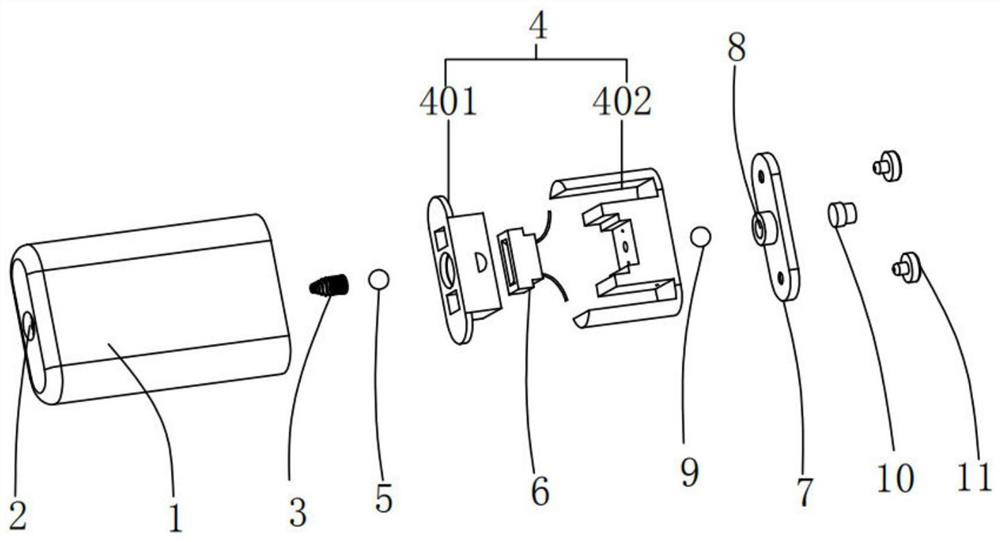 Electronic cigarette cartridge oil leakage prevention structure